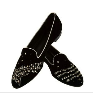 C.Wonder Shooting Star Velvet Loafers/Flats